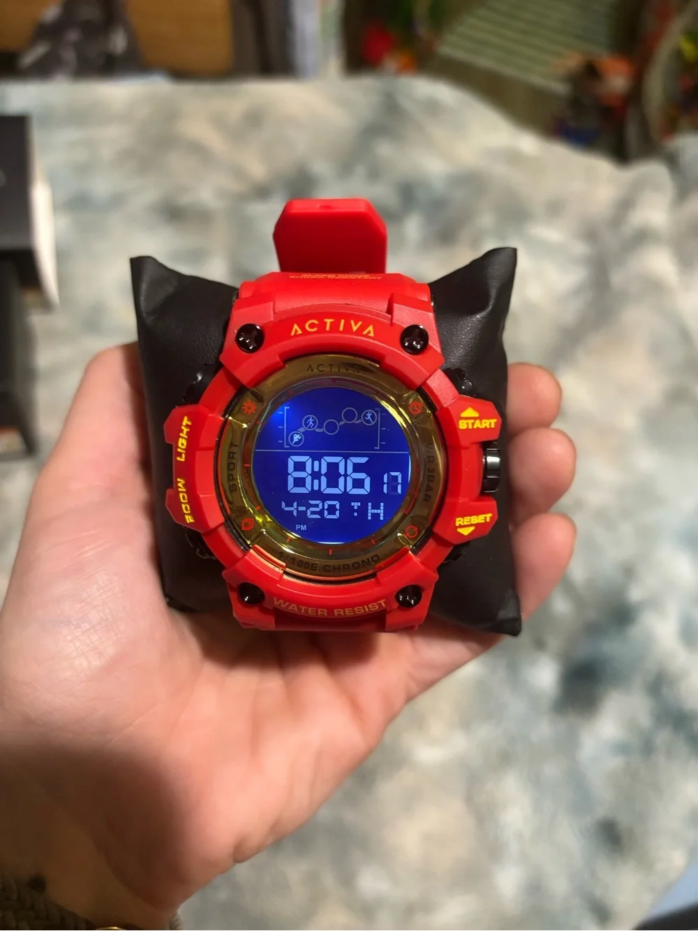 Activa X Invicta Digital Unisex Watch - 50mm, Red (ACW8082-015)